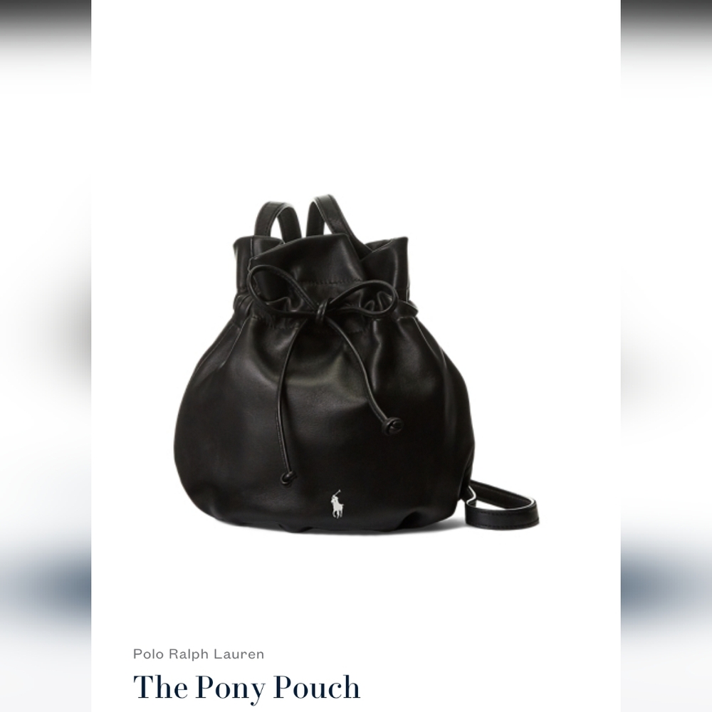 Ralph Lauren Black Crossbody Bag with Rounded Shape - Picture 2 of 16